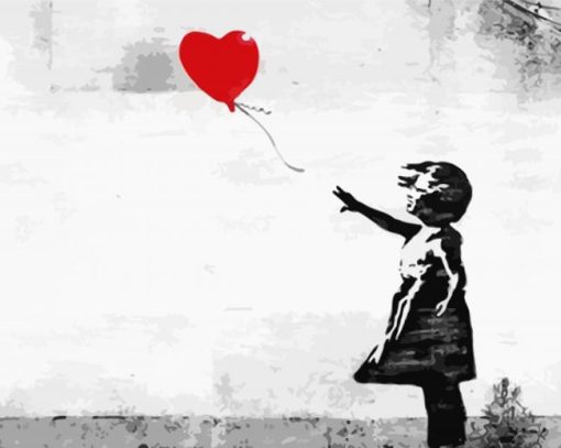 Balloon Girl Banksy diamond painting