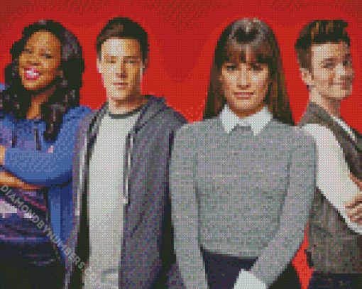 Glee Characters Drama diamond painting