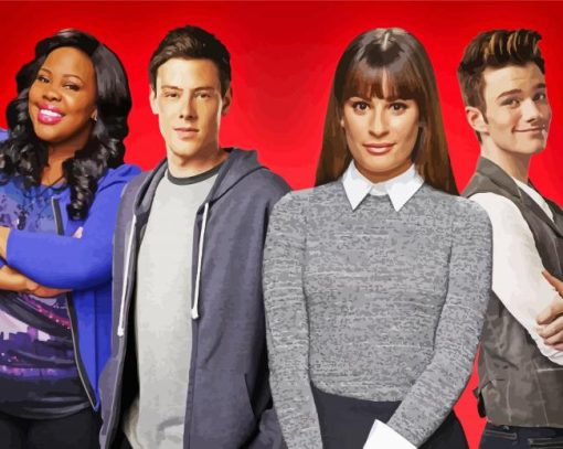 Glee Characters Drama diamond painting