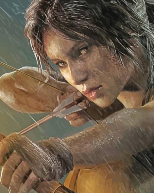 Lara Croft Tom Raider diamond painting