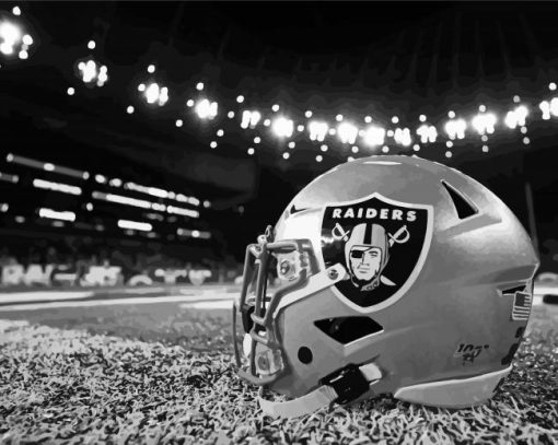 Las Vegas Raiders Helmet Diamond painting