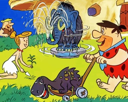 Aesthetic Flintstones diamond paintings