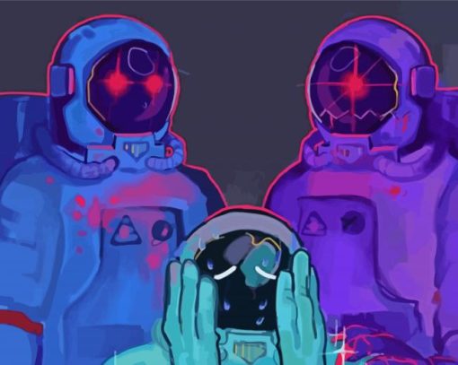 Aesthetic Amoung Us Game diamond paintings