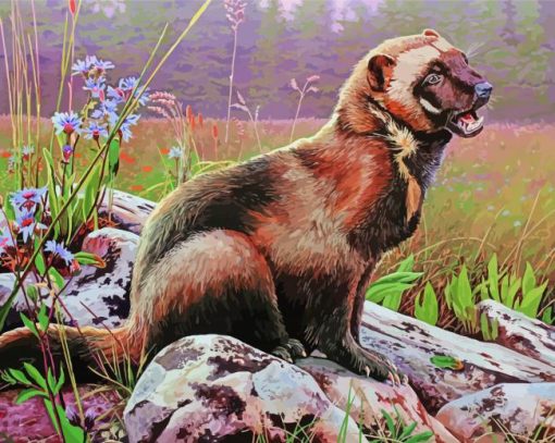 Aesthetic Wolverine Animal diamond paintings