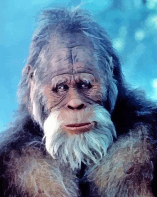 Aesthetic Old Bigfoot Animal Diamond Painting