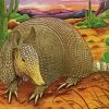 Armadillo in the desert diamond paintings