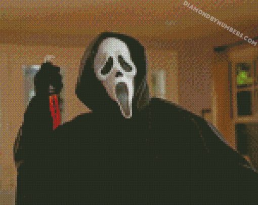ghostface movie diamond paintings