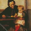 Grandmother And Granddaughter Diamond Painting