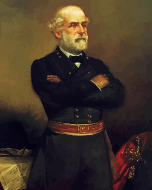 Vintage Robert Edward Lee Diamond Painting