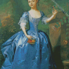 Lady In Blue Gown diamond painting