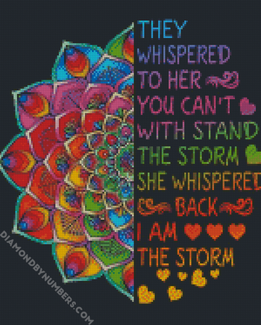 They Whispered To Her Mandala diamond paintings