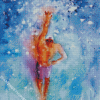 Swimming Man Paint by Numbers