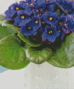 Aesthetic African Violets Diamond painting