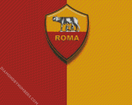 Roma Football Emblem diamond paintings