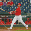 Cool Cincinnati Reds Baseball Diamond Painting