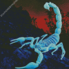 Blue Scorpion Diamond painting