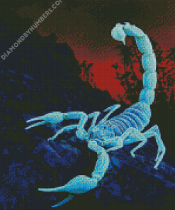 Blue Scorpion Diamond painting