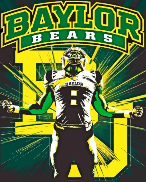 Baylor Bears Logo diamond painting