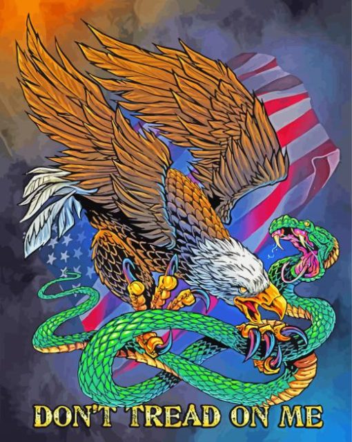 Dont Tread on me diamond painting