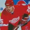Joe Kocur Detroit Red Wings diamond painting