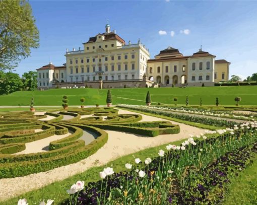 Ludwigsbur Residential Palace Stuttgart Diamond painting