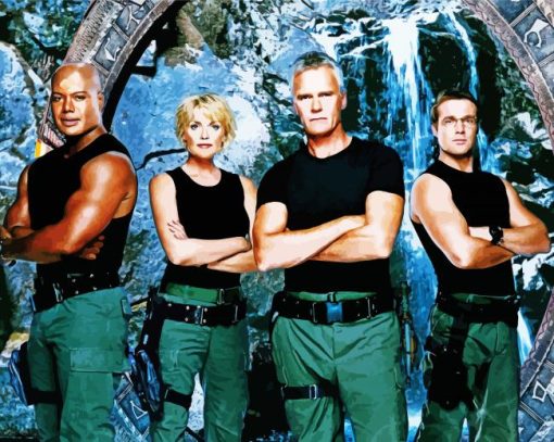 Stargate Characters Diamond painting