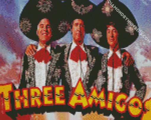 The Three Amigos Movie Poster diamond painting