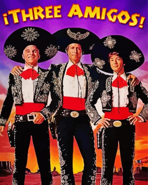 The Three Amigos diamond painting