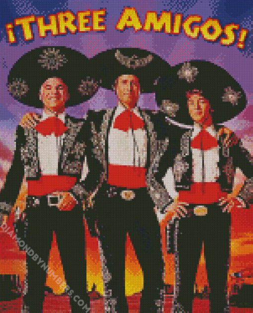 The Three Amigos diamond painting