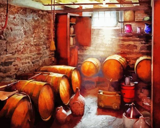 The Wine Cellar diamond painting