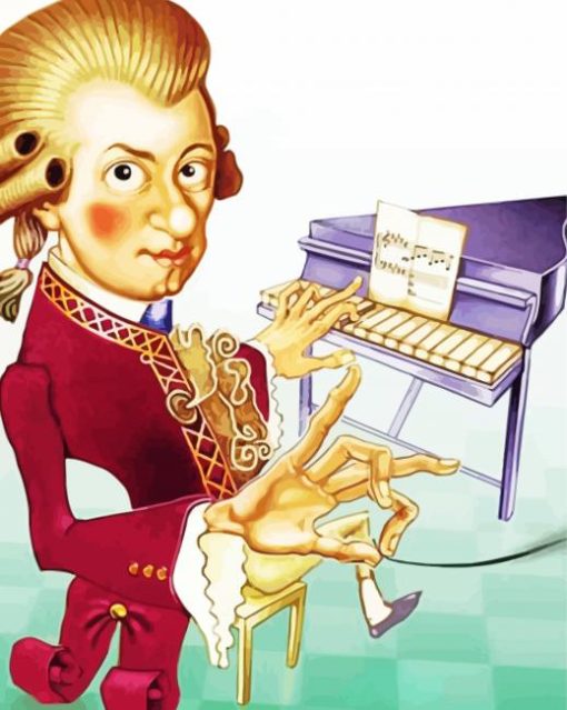 Aesthetic Mozart diamond painting
