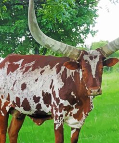 African Wild Cattle diamond paintings