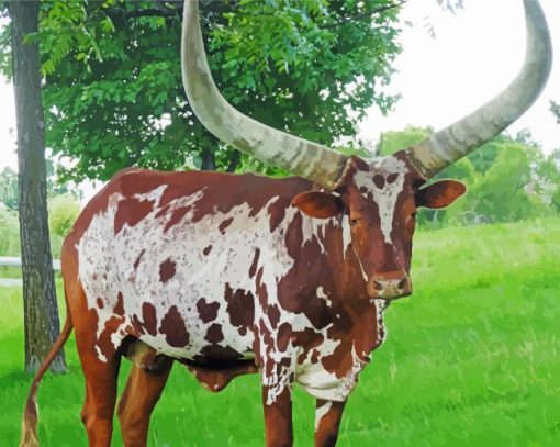 African Wild Cattle diamond paintings