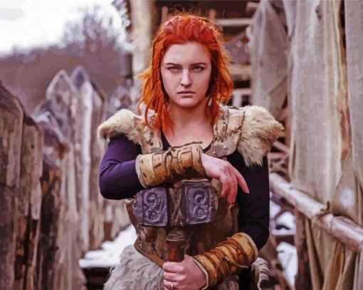 Redhead Viking Woman diamond paintings