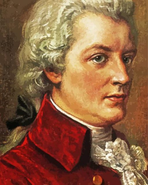 Vintage Mozart diamond painting