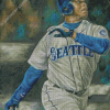 Mariners Player Diamond Painting