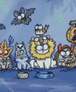 Simons Cat diamond paintings