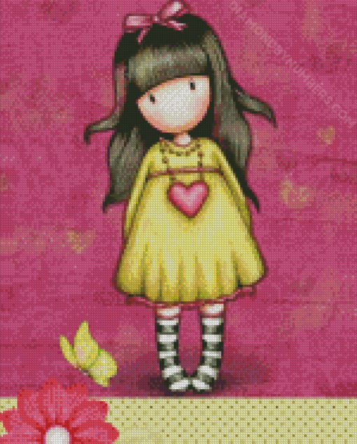 Adorable Gorjus Girl Diamond Painting