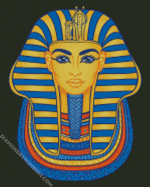 King Tutankhamun art Diamond Pianting