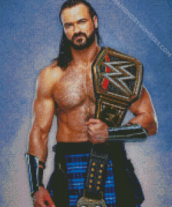 WWE Champion Drew McIntyre Diamond Painting