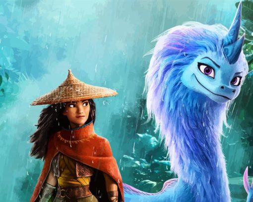 Raya And The Last Dragon Animation Diamond Painting
