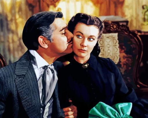 The Couple Rhett and Scarlett Diamond Painting