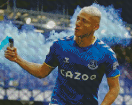 Everton Football Player diamond paintings