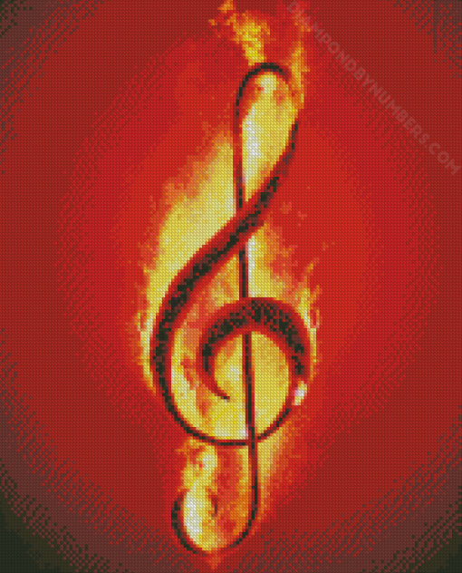 Aesthetic Treble Clef Aesthetic Treble Clef diamond paintings