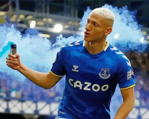 Everton Football Player diamond paintings