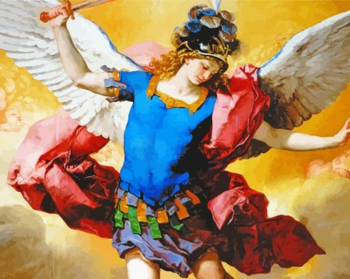 Vintage Archangel Michael diamond paintings