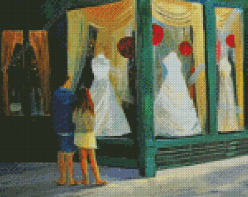 Bridal Shop Illustration Diamond by Numbers