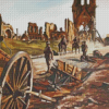 Aesthetic WW1 diamond paint