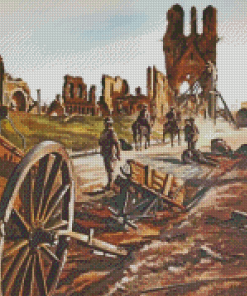 Aesthetic WW1 diamond paint