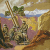 WW1 Art diamond paint